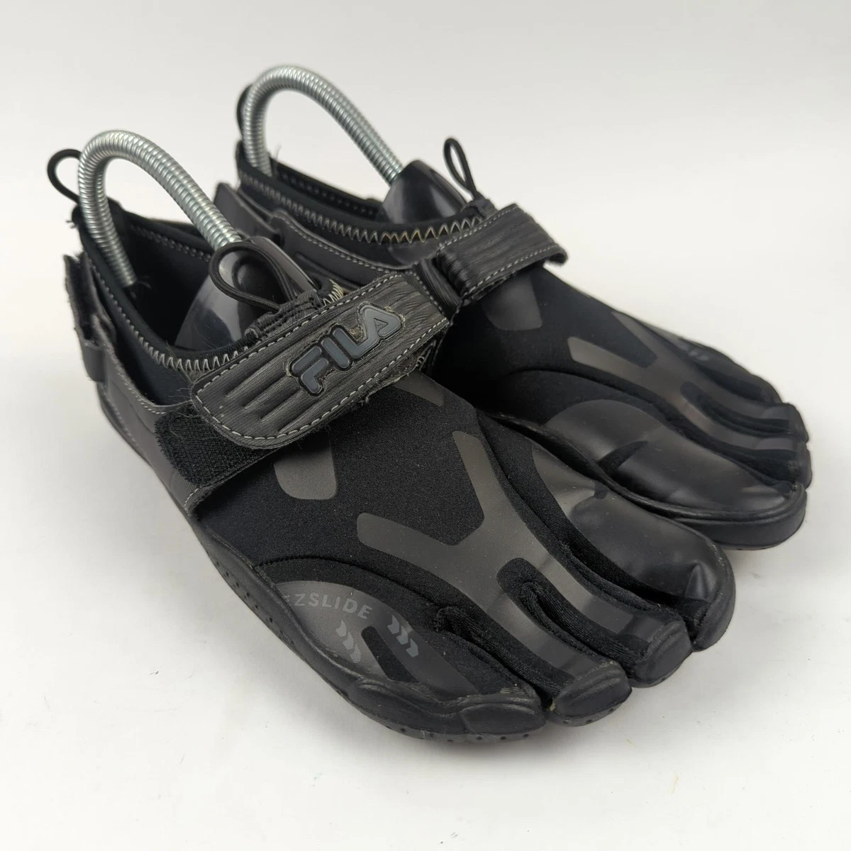 Fila Skeletoes Size 8 EzSlide Minimalist‎ Mens Running Shoes Black 1PK14075-029 Fila EZ slide skele-toes size 11 men main image 4