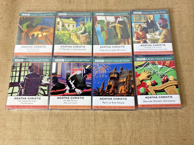 Vintage BBC Radio 4 Collection Agatha Christie Full Cast Drama Cassette Tapes