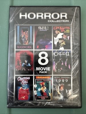 Horror 8 Movie Collection DVD Unholy Waxwork Ghoulies 3 CHUD 2 Chopping Mall++