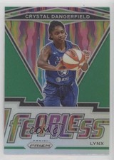 2021 Panini Prizm WNBA Fearless Green Prizm Crystal Dangerfield #16 1mz7