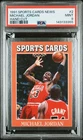 143133355 Michael Jordan 1991 Sports Cards News #2 PSA 9