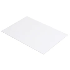 ABS Plastic Sheet 10" x 8" x 0.06" ABS Styrene Sheets White 1 Pcs