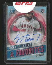 2021 Bowman Chrome JO ADELL 💎 Rookie of the Year Favorites Auto Refractor /150