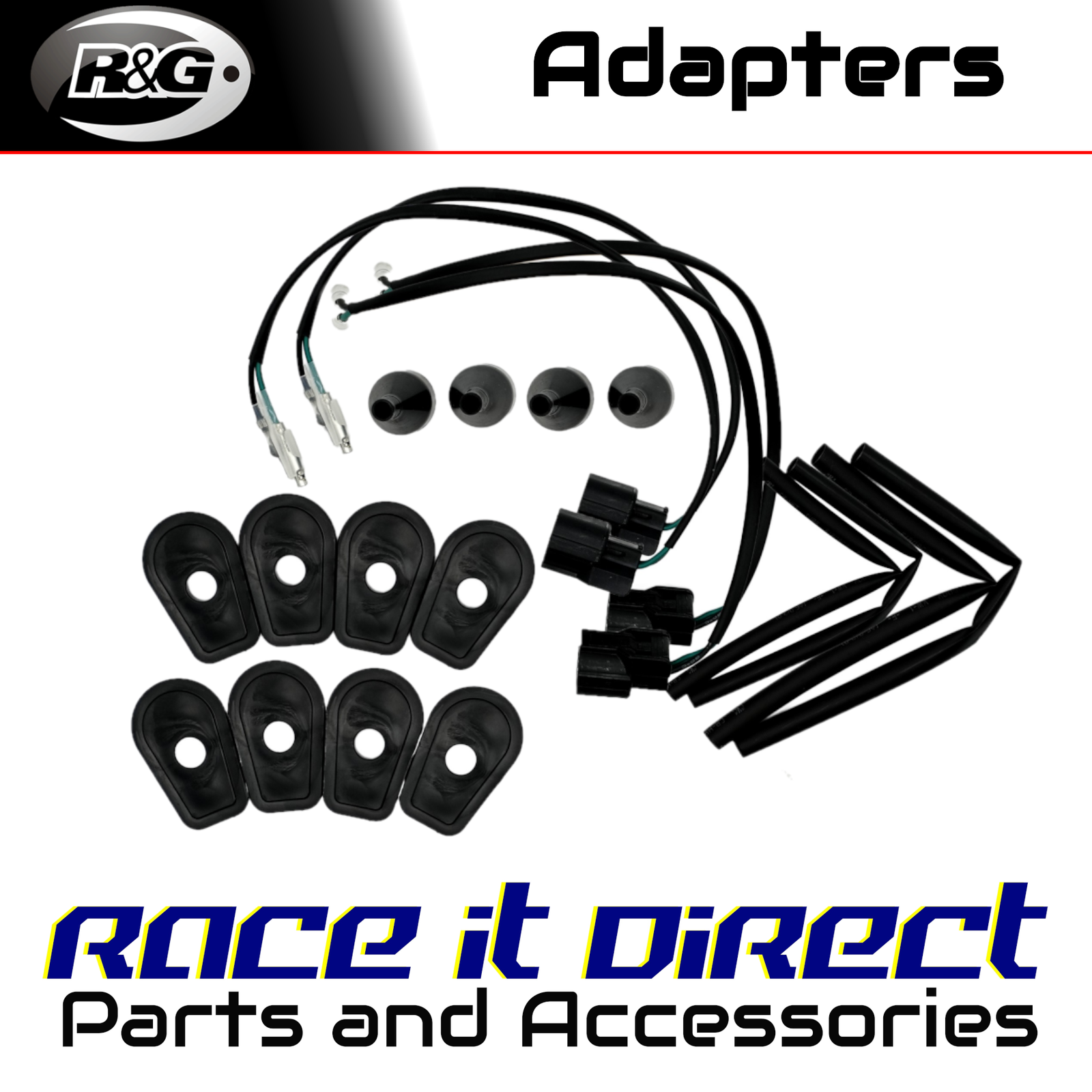 Indicator Adapter Kit for Kawasaki Z125 2021-2026 4pc R&G