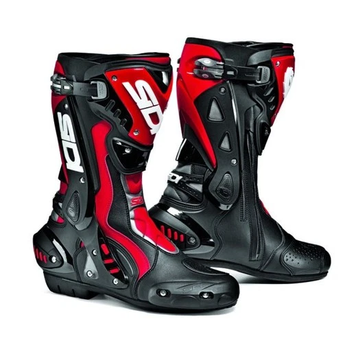 Sidi ST Ce Motorcycle Boots Black Red