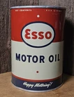 Very Nice Vintage Esso Motor Oil Can 1 Quart 20W -- Empty