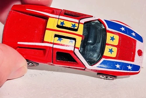 Vintage Hot Wheels Redline 1974 Mercedes Benz C-111 Red Enamel, Metal Base BP..