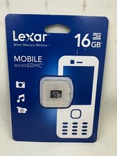 Lexar Mobile Micro SDHC 16GB For Cell Phone PDA MP3 Open Box