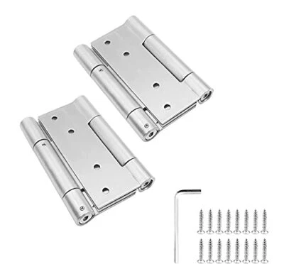 2Pack 5 Inch Double Action Spring Door Hinge for Saloon Cafe Pub Swinging Doors - Image 1 of 4