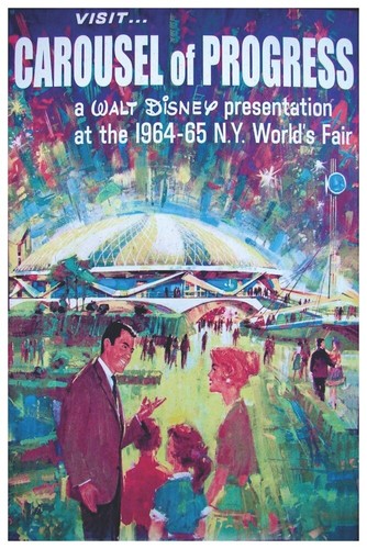 CAROUSEL OF PROGRESS WORLDS FAIR - POSTER - BUY ANY 2 GET ANY 1 FREE!! - 第 1/3 張圖片