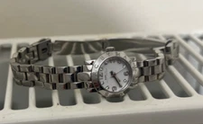 marc jacobs mbm3225 amy dinky silver diamond dial s/steel ladies watch 14cm fit