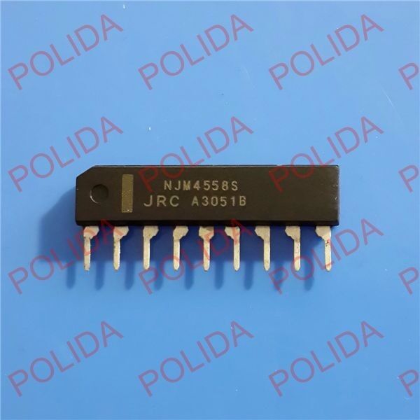 5PCS DUAL OPERATIONAL AMPLIFIER IC JRC SIP-9 NJM4558S 5PCS DUAL OPERATIONAL AMPLIFIER IC JRC SIP-9 NJM4558S