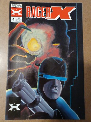 Racer X #4 Comic Book - Now Comics - Speed Racer - Pics!