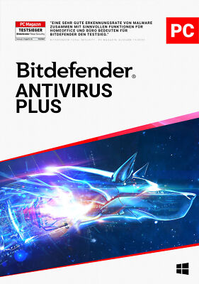 Bitdefender Antivirus Plus 5-Geräte / 1-Jahr für Windows (ESD) / KEY
