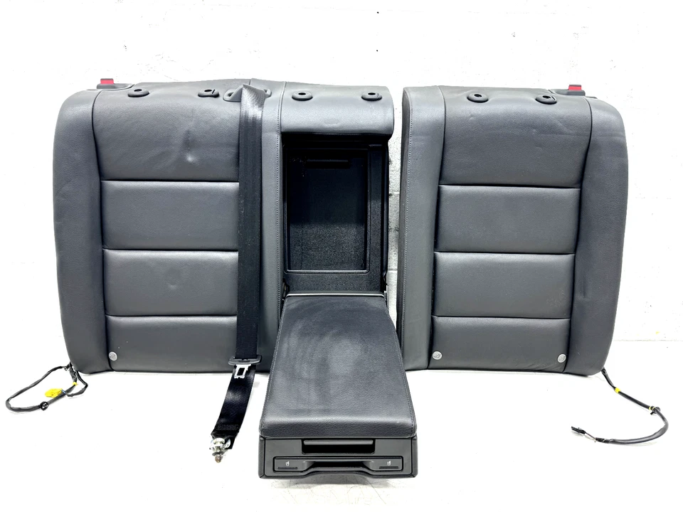 AUDI A6 S6 2005-2011 TRASERO IZQUIERDO Y DERECHO ASIENTO SUPERIOR COJÍN RESPALDO NEGRO OEM Foto 2 de 4