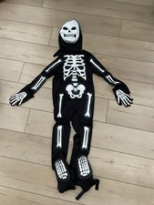 spirit halloween Skeleton Costume Mask Small Full Outfit