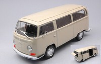 Welly 1/24 Van Vw T2 Bus 1972 Cream Modellbau Statisches Modell Diecast
