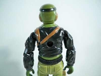 K23i00147 HEAVY METAL W/ ORIGINAL MIC & FILE CARD 1985 GI JOE