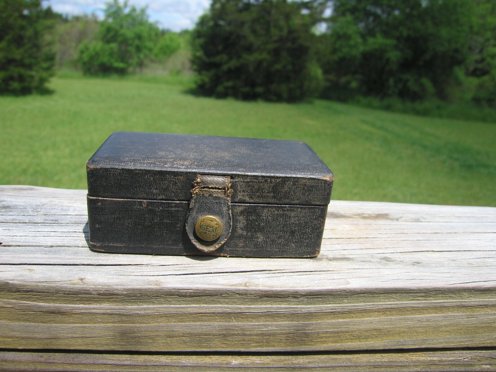 Gem Cutlery Co "Damaskeene" SE Safety Razor Silver Tone w/Original Case