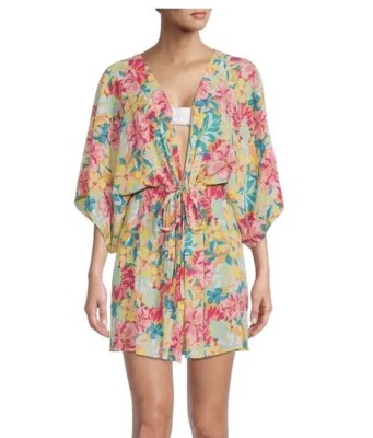Womens TIME and TRU Swim Coverup Size 2XL-3XL Polyester Easy Wear Easy Care New