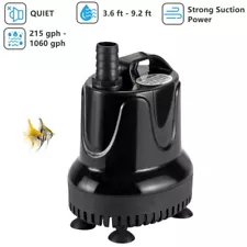 hygger Fish Tank Quick Water Change Submersible Pond Pool Drain Transfer Pump
