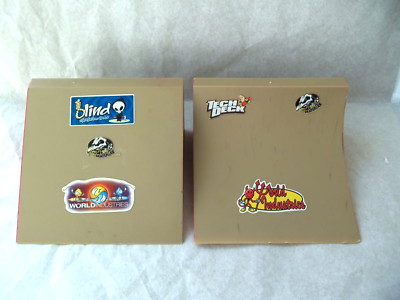 Tech Deck Skatepark Ramps!  2!  FINGERBOARD SKATEBOARD ACCESSORIES!  2 SLOPES