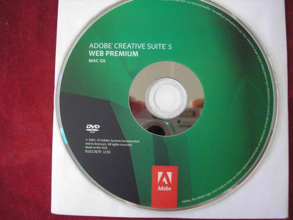 Adobe Creative Suite CS5 WEB Premium for MAC Full Retail DVDs w/Serial - Image 3 of 4