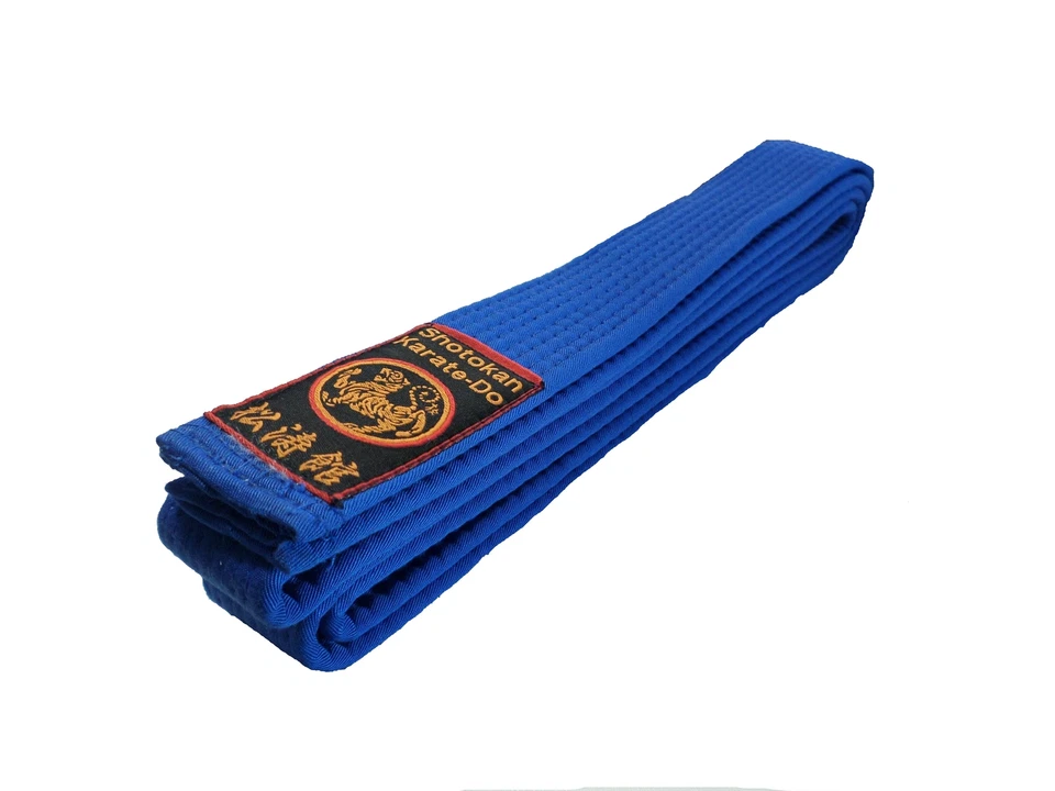Karate Gürtel Budogürtel SHOTOKAN LABEL Blaugurt - Bild 1 von 1