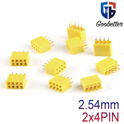 Buchsenleiste 2,54mm Stiftleiste weiblich Socket Pin Header Zweireihig 0,1'' PCB