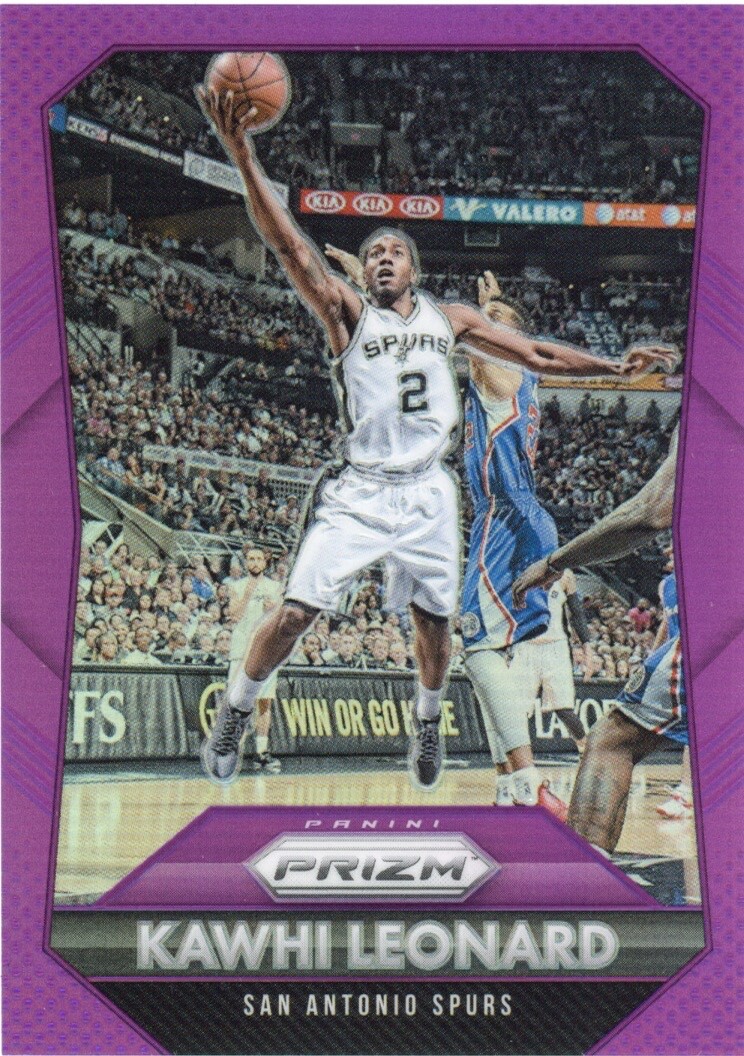 2015-16 Panini Prizm Purple Prizm /99 Kawhi Leonard #81 *See Condition