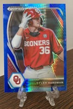 2021 Panini Prizm Draft Picks Hyper Blue Tyler Hardman #PDP153 SP PRE ROOKIE RC