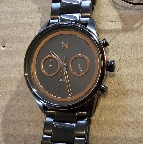 Mvmt gunmetal watch outlet