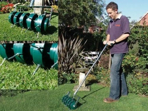ROLLING LAWN AERATOR H DUTY FOR LAWNS GRASS AERATOR Remi Tools eBay