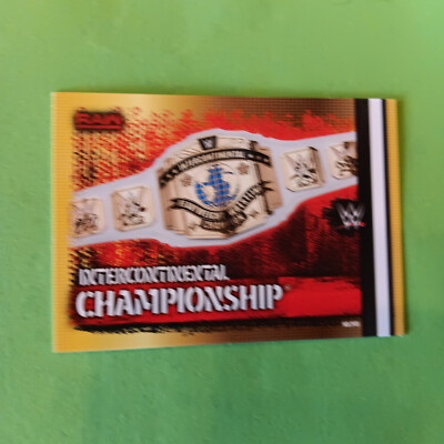 Intercontinental Championship #345 - WWE Topps   Slam Attax 10th Edition 2017