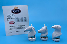 Wade Whimsies Pony, Alsation & Eagle Bust Silver Specials LE 19/150