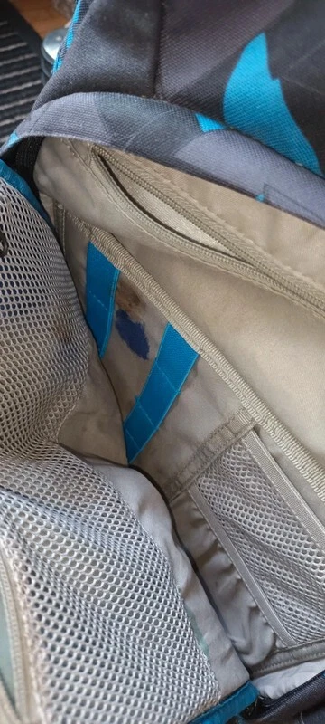 Satch Pack Schulrucksack Blue Triangle / blaue Dreiecke, gebraucht - Bild 2 von 4