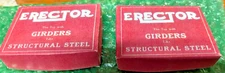 PAIR REPRO   "ERECTOR" A.C. GILBERT ERECTOR SET PART BOX