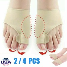 2/4X Hallux Valgus Bunion Corrector Orthopedic Adjuster Brace Foot Toe Separator