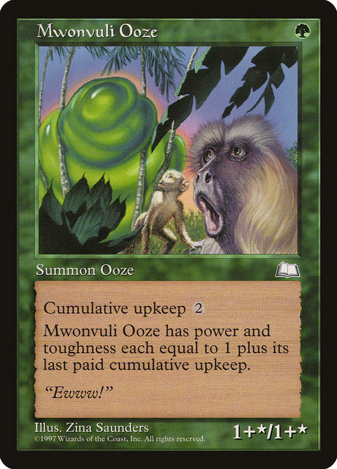 MTG Magic the Gathering Mwonvuli Ooze (135/167) Weatherlight LP