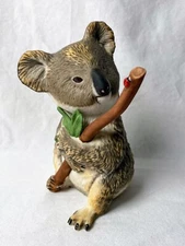 Koala Looking At Ladybug 1983 Eva Dalberg World Wildlife Fund Issue