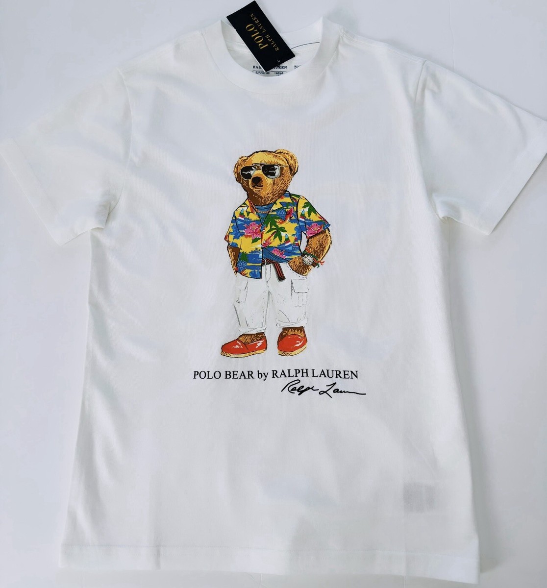 ポロベア　Tシャツ  24m  90cm  白 ポロベアTシャツ 24m 90cm 白