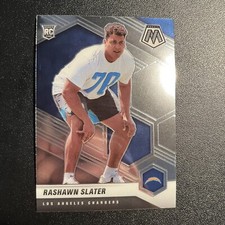 2021 Rashawn Slater Mosaic Rookie Card Panini #371 Los Angeles Chargers RC