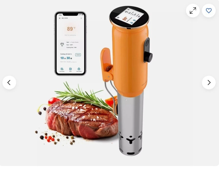 Inkbird Sous Vide Machine ISV-101W WiFi Smart Cooker 1000W Precision