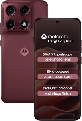 Motorola Edge 70 Pro+ 5G | 256GB | 12GB RAM | Red | Global Version Unlocked NFC