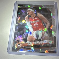 Panini 2025 Prizm WNBA Ice Prizm Aaliyah Edwards #94 Connecticut Sun