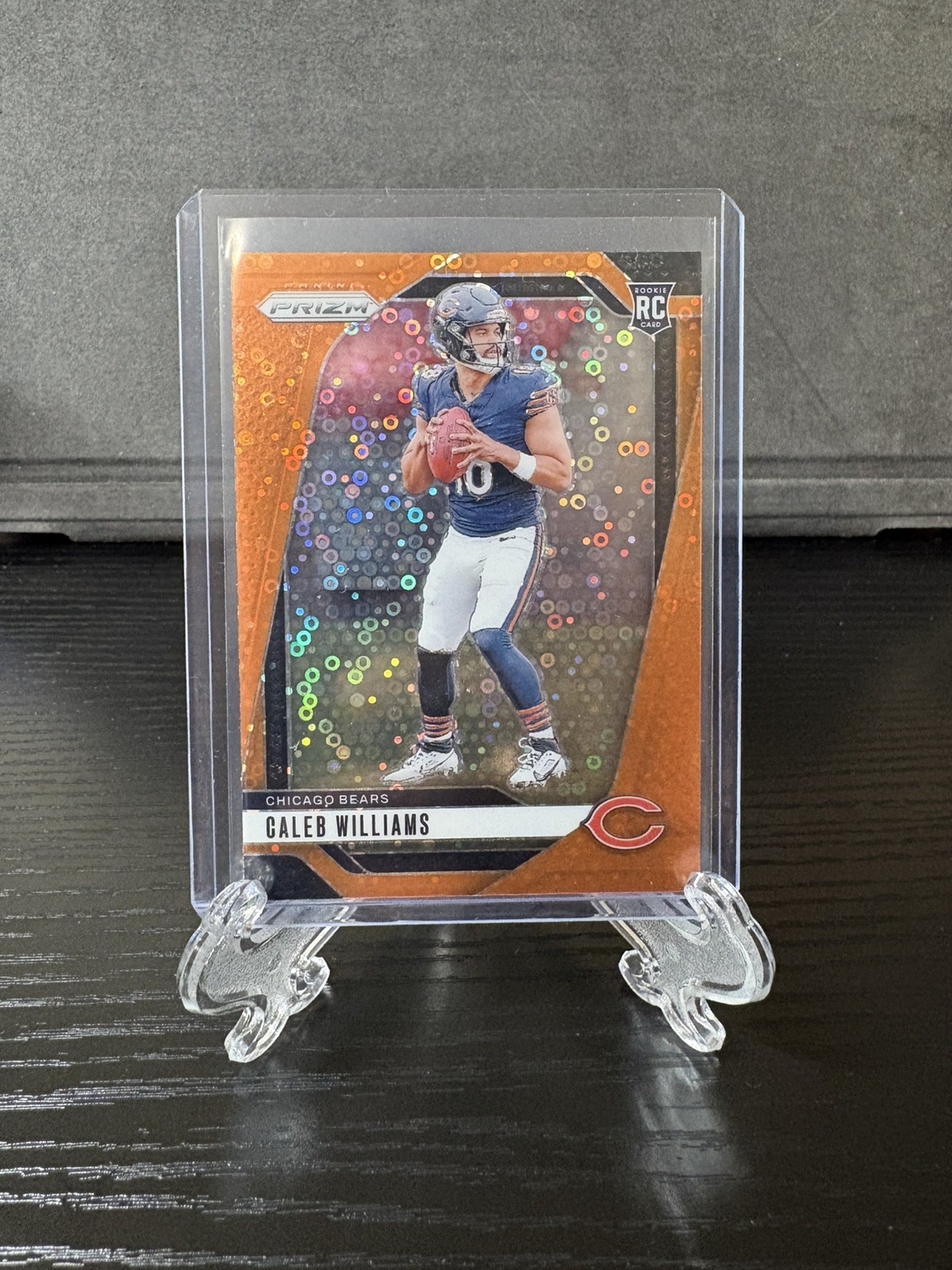 2024 Panini Prizm - Rookies Caleb Williams #301  Orange Disco Prizm (RC)