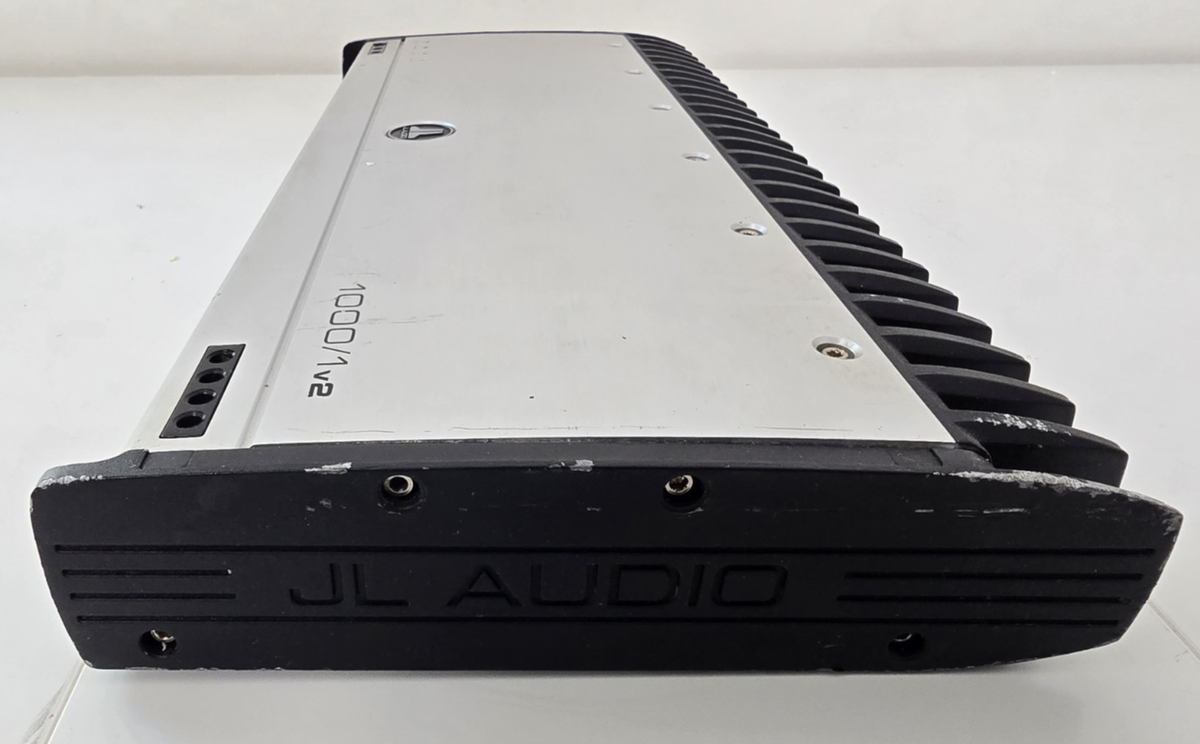 JL Audio 1000/1v2 Mono Car Audio Amplifier 1000W RMS Silver Hi End