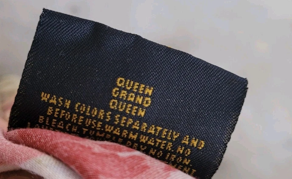 Vintage Ralph Lauren Stone Harbor Queen Fitted Sheet-Cotton Sateen  - Image 3 of 4