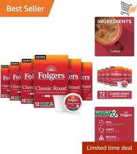 Classic Roast Coffee Keurig K-Cup Pods Medium Roast 72 Count