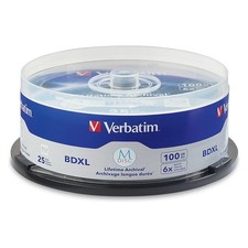 Verbatim M DISC BDXL 100GB 6X with Branded Surface  25pk Spindle